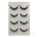 Partihandel Privat Etikett 100% 3D Real Mink Fur Ögonfransar Med Custom Eyelash Packaging